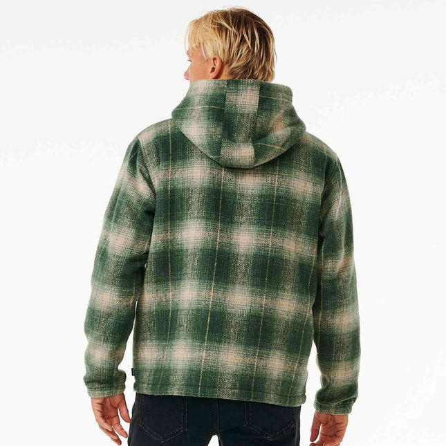 Rip Curl Classic Surf Check Jacket Dark Olive