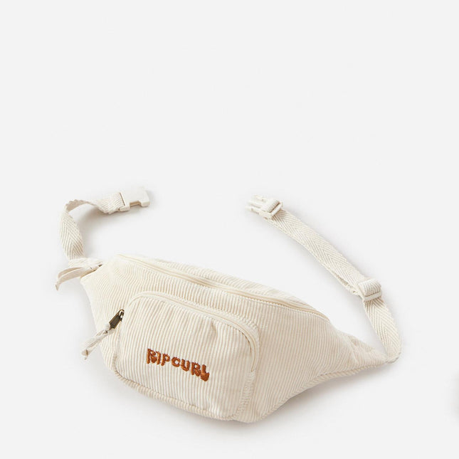 Rip Curl Nomad Cord Waist Bag Off White