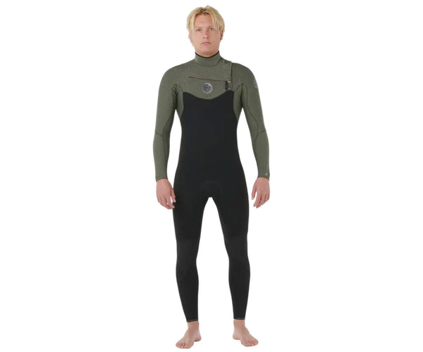 Rip Curl Men Flashbomb 5/3 Front Zip Deep Cactus – Natural High Surfshop