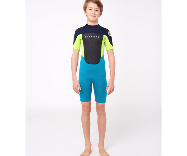 Rip Curl Boys Omega 4/3 Back Zip Springsuit Blue – Natural High Surfshop