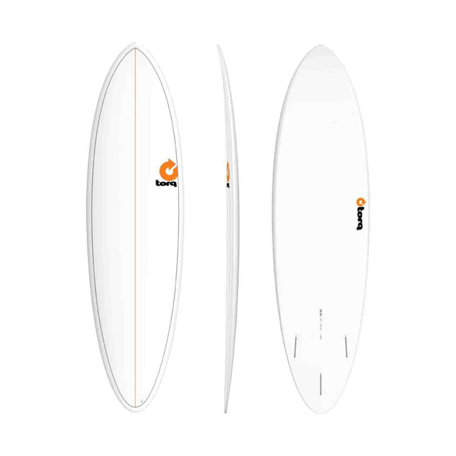 Torq 6'8 Funboard - White