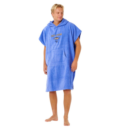 Rip Curl Logo Hooded Towel Blue Haze