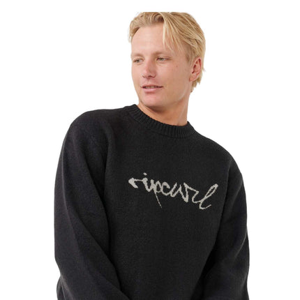 Rip Curl Medina Script Crew Black