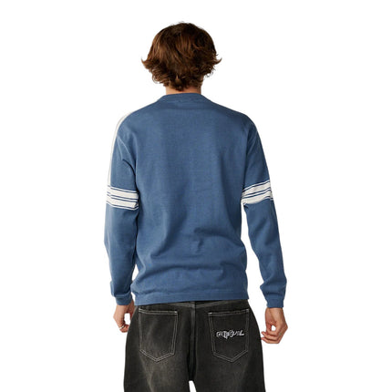 Rip Curl Archive Twu Stripe Crew Knit Bluefin