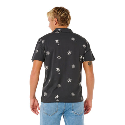 Rip Curl Sessions Polo Washed Black