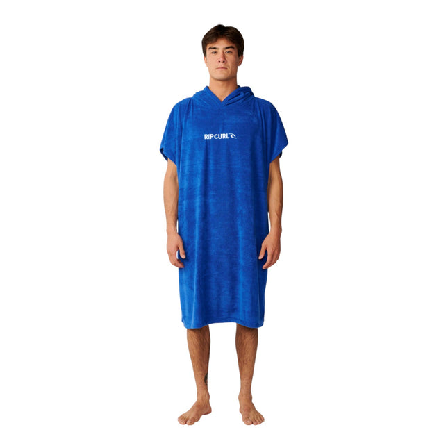 Rip Curl Brand Hooded Poncho Electric Cobalt