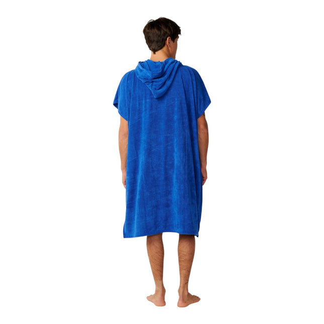 Rip Curl Brand Hooded Poncho Electric Cobalt