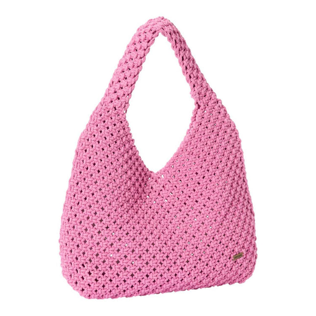 Rip Curl Macrame Sand Free Tote Bag Pink