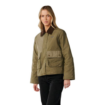 Rip Curl Bossa Nova Waxed Chore Jacket Military Green