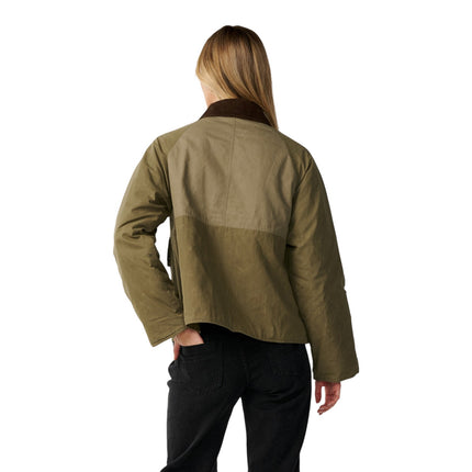 Rip Curl Bossa Nova Waxed Chore Jacket Military Green