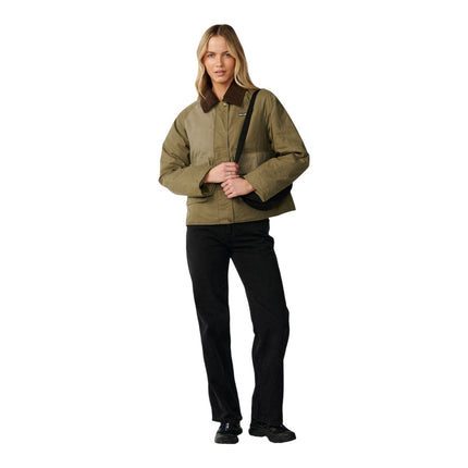 Rip Curl Bossa Nova Waxed Chore Jacket Military Green