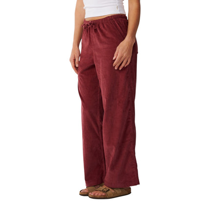 Rip Curl Keepsakes Washed Cord Pant Dark Plum