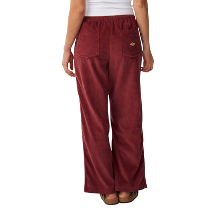 Rip Curl Keepsakes Washed Cord Pant Dark Plum
