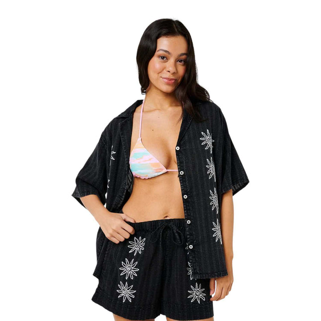 Rip Curl Topanga Embroidered Short Black