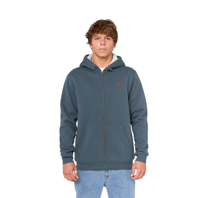 Rip Curl Icons Lined Zip Thru Hood Pine Night