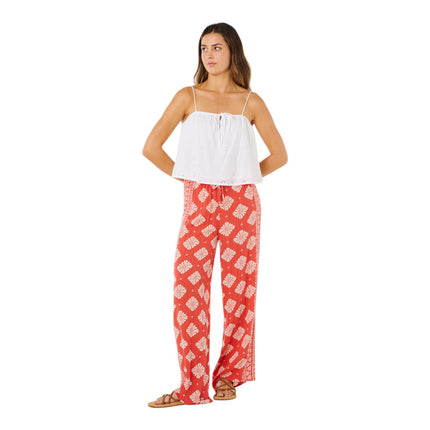 Rip Curl Ventura Wide Leg Pant Red