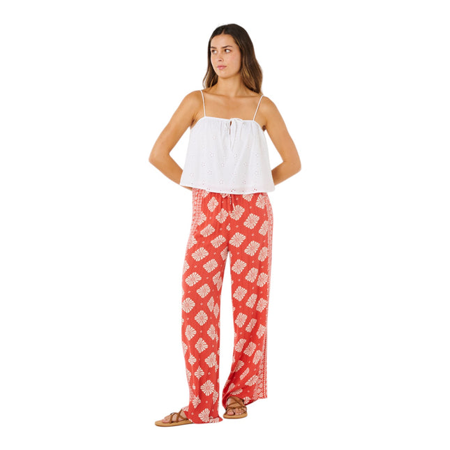 Rip Curl Ventura Wide Leg Pant Red