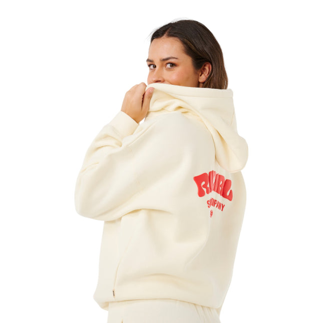 Rip Curl Surf Puff Heritage Hoodie Cayenne