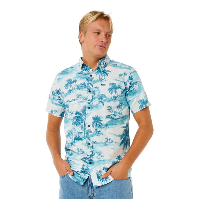 Rip Curl Sessions S/S Shirt Glacier Blue