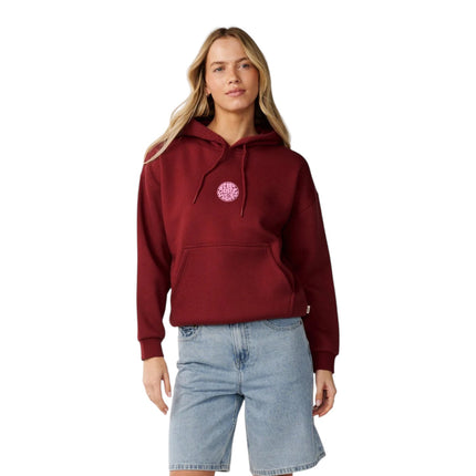 Rip Curl Icons Of Surf Relaxed Hood Dark Plum