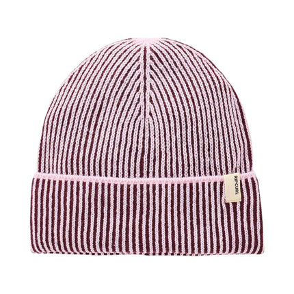 Rip Curl 2 Tone Ribbed Reg Beanie Lilac/Plum