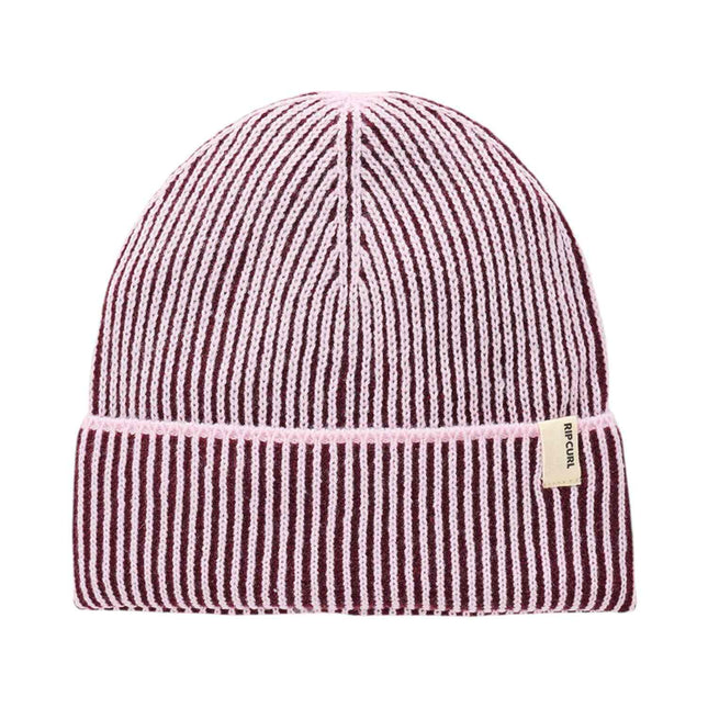 Rip Curl 2 Tone Ribbed Reg Beanie Lilac/Plum