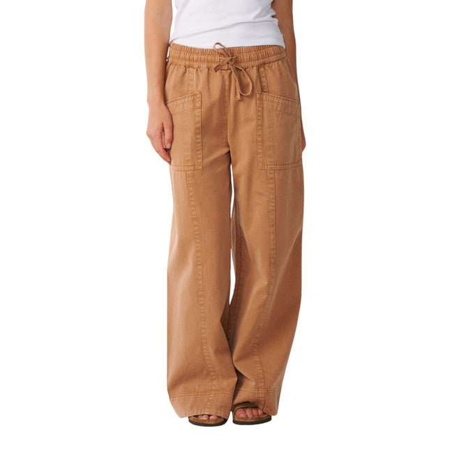 Rip Curl Bossa Nova Twill Wide Leg Pant Brown