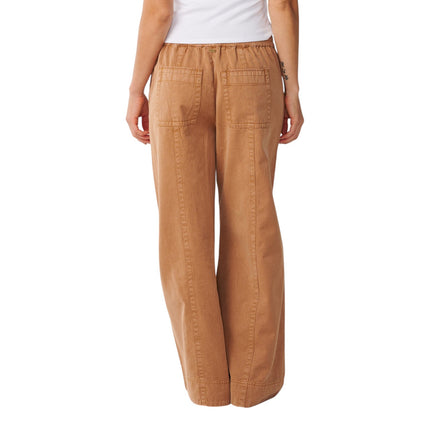 Rip Curl Bossa Nova Twill Wide Leg Pant Brown
