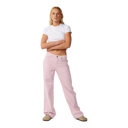 Rip Curl Aggie Cord Relaxed Pant Light Pink