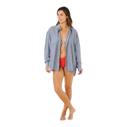 Rip Curl Beach Days Pinstripe Dusty Blue