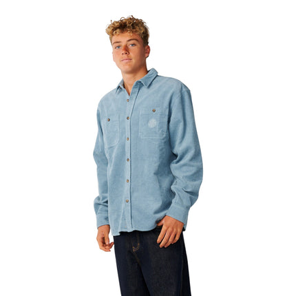 Rip Curl Premium Surf Cord L/S Shirt Citadel Blue