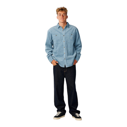 Rip Curl Premium Surf Cord L/S Shirt Citadel Blue