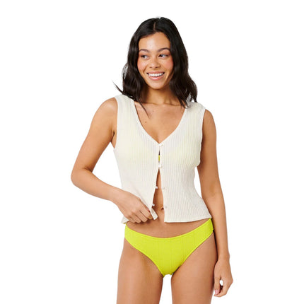 Rip Curl Catalina Island Knit Vest Off White