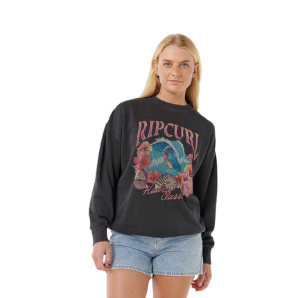 Rip Curl Summer Classic Heritage Crew Washed Black