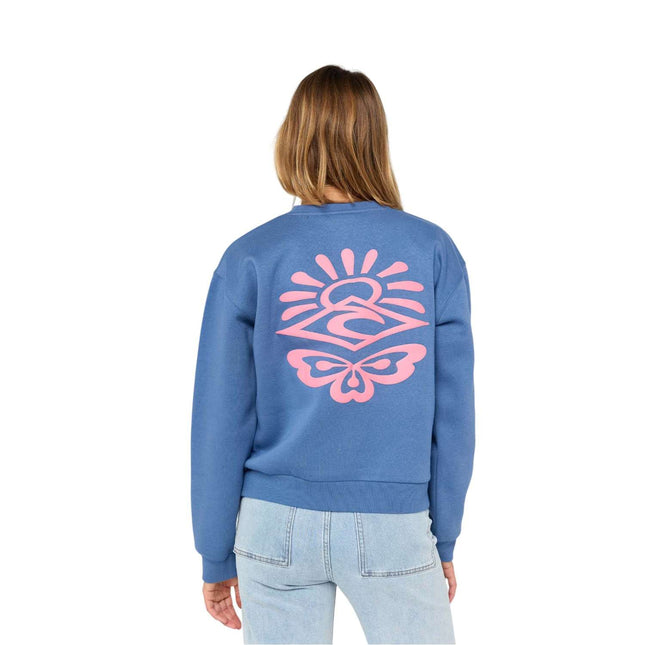 Rip Curl Icons Of Surf Relaxed Crew Moonlight Blue