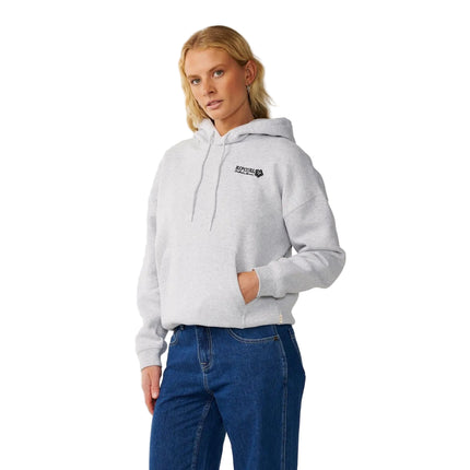 Rip Curl Surf Puff Relaxed Hood P/P Grey Marle/Blac