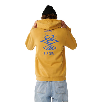 Rip Curl Search Icon Hood Mustard Gold