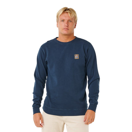 Rip Curl Pacific Rinse Patch Crew Dark Navy