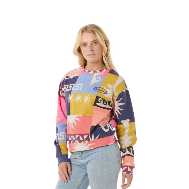 Rip Curl Keepsakes Fleece Crew Multico