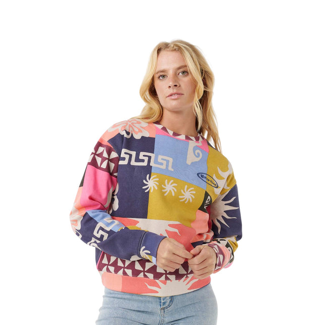 Rip Curl Keepsakes Fleece Crew Multico