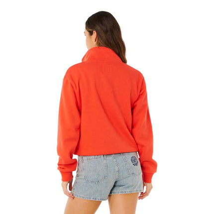 Rip Curl Rc Heart Half Zip Fleece Red