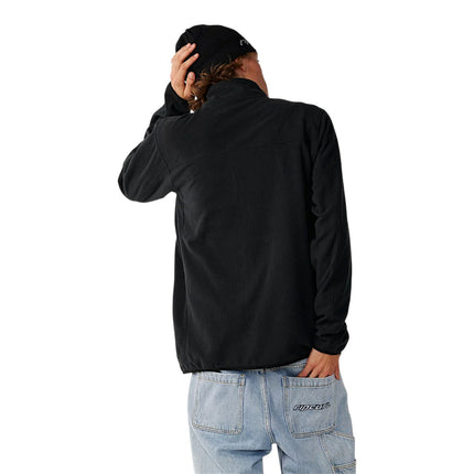 Rip Curl Search Series Polar Zip Thru Crew Black