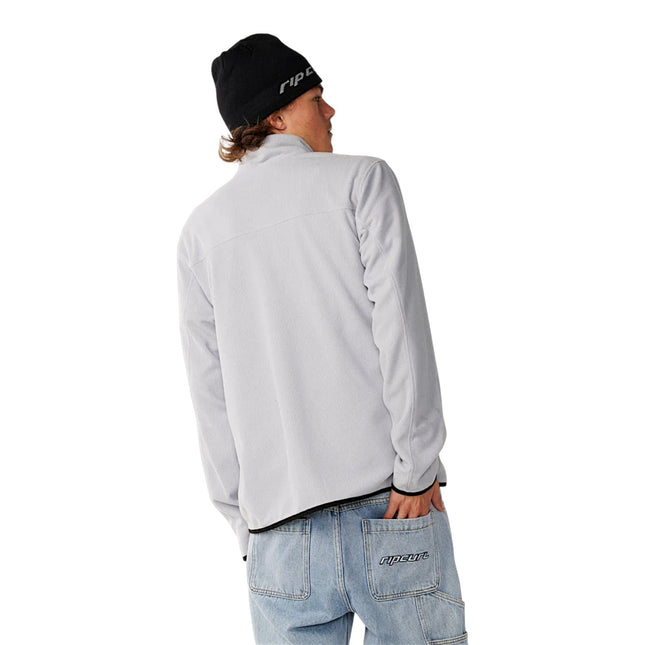 Rip Curl Search Series Polar Zip Thru Crew Grey