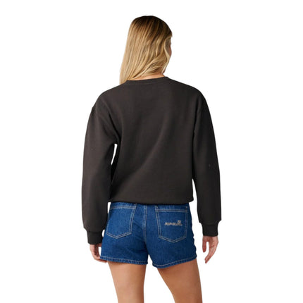 Rip Curl Wave Standard Crew Washed Black