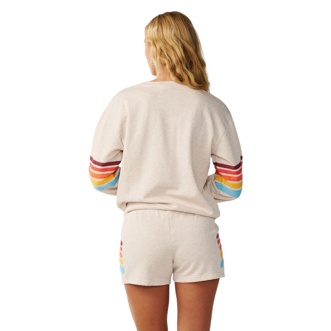 Rip Curl Surf Revival Relaxed Crew Oatmeal Marle