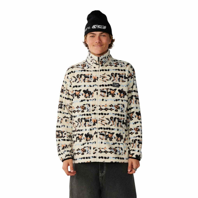 Rip Curl Sessions Polar Fleece Vintage White