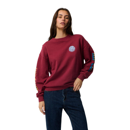 Rip Curl Sg Heritage Oversized Fleece Plum