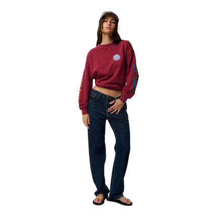 Rip Curl Sg Heritage Oversized Fleece Plum