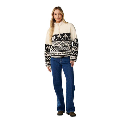 Rip Curl Bossa Nova 1/4 Zip Polarfleece Black