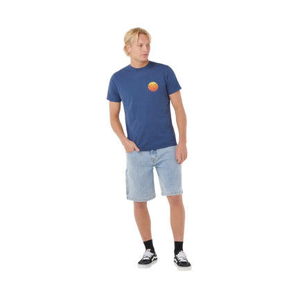 Rip Curl Wettie Passage Icon Tee Light Navy